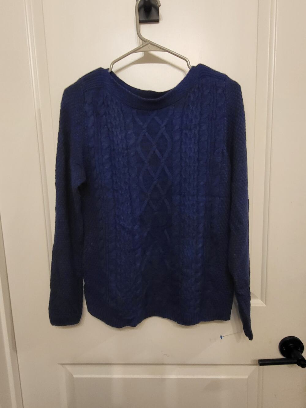 Women's Croft & Barrow Classic Cable-Knit Crewneck Sweater Small